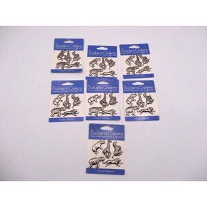 Buttons Galore & more Charm Collection Safari Wild Animal theme Charms 7 New Pks